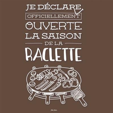 Tablier la saison de la raclette