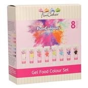 Colorants gel assortiment x8