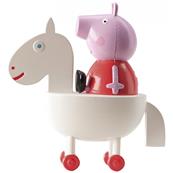 Figurine Peppa Pig à cheval