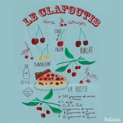 Tablier Le Clafoutis aux cerises