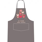 Tablier Je cuisine avec amour