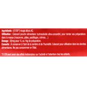 Colorant alimentaire Rouge Coquelicot